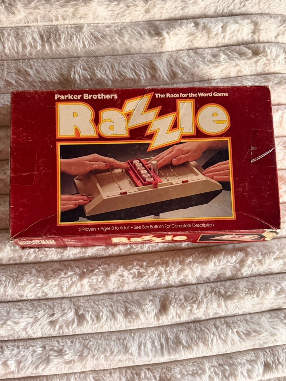 Parker Brothers Razzle Word Game - Red Box